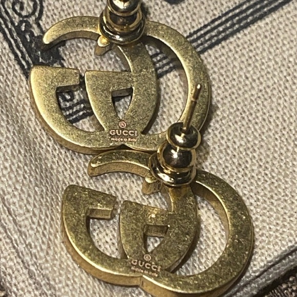 LOW START 3 Authentic Gucci Earring’s Classic GG design full inclusion! - Picture 6 of 9